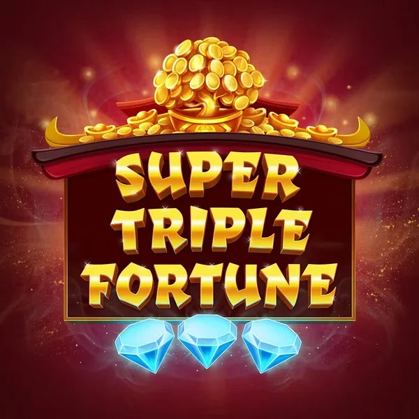 Super Triple Fortune slot logo by Greentube at BigClash Casino